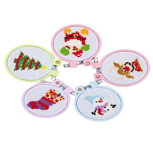 Kit punto croce natalizio - kit,