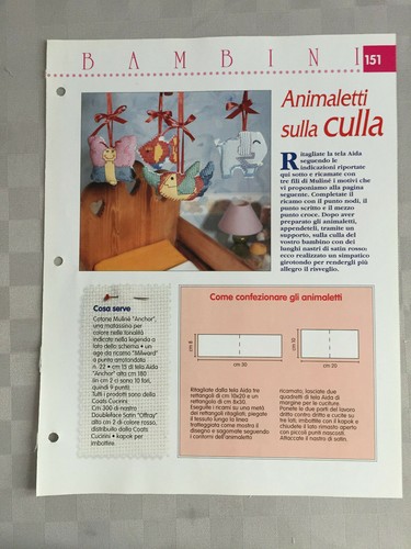 Schema punto croce bambini - schema,