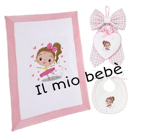 Schema punto croce ballerina - schema,