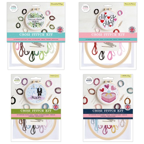 Simply make kit ricamo punto - make,
