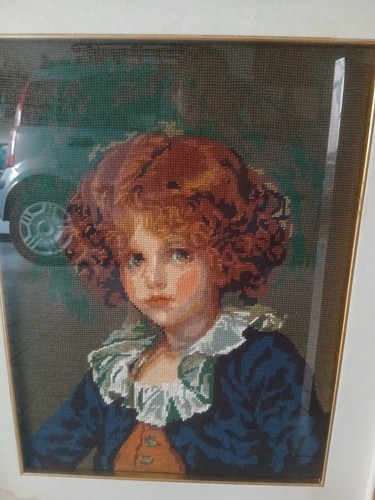Quadro ricamato punto croce - ricamato, a